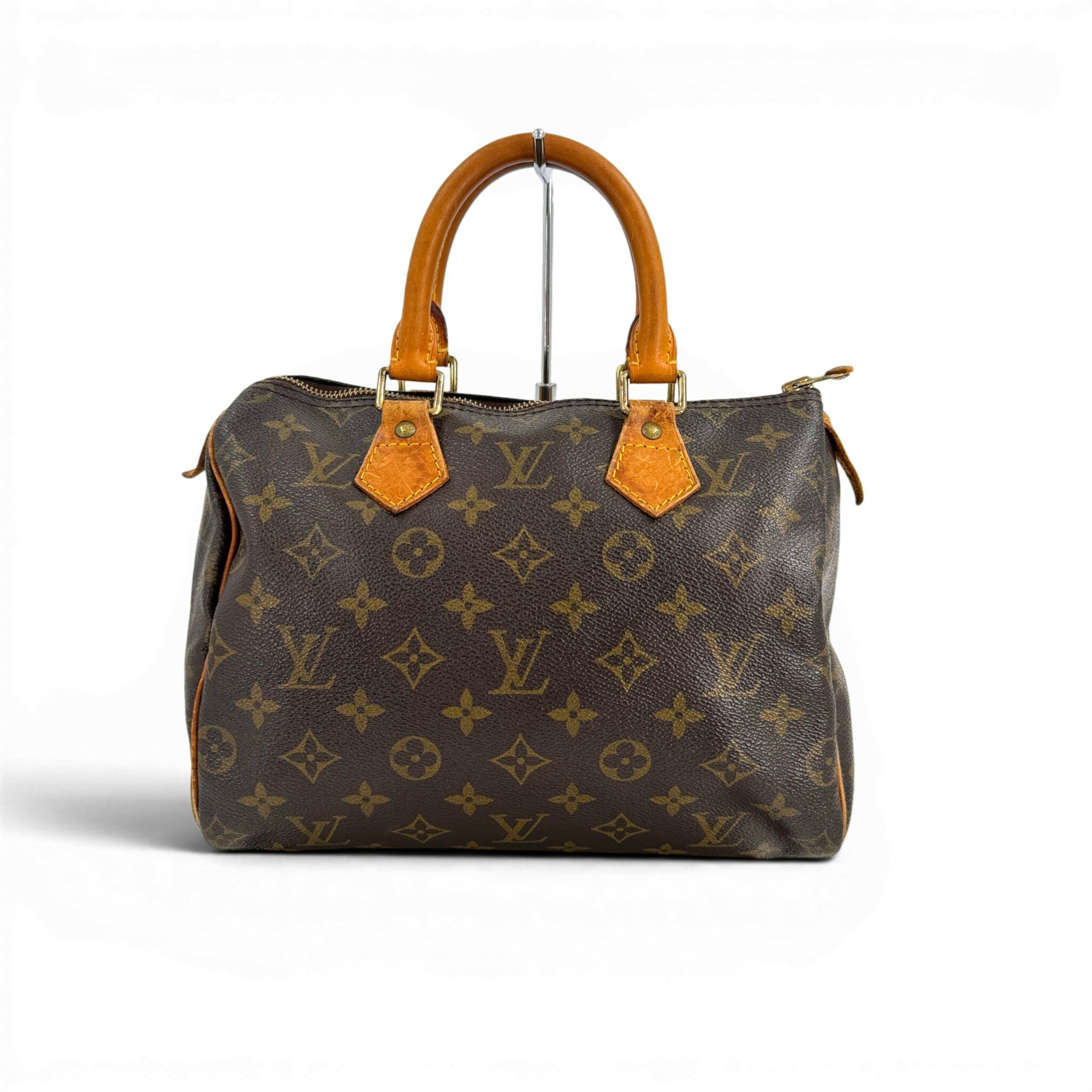 乐天商城 - 【中古】LOUIS VUITTON スピーディ25 モノグラム ブラウン ミニボストンバッグ M41528