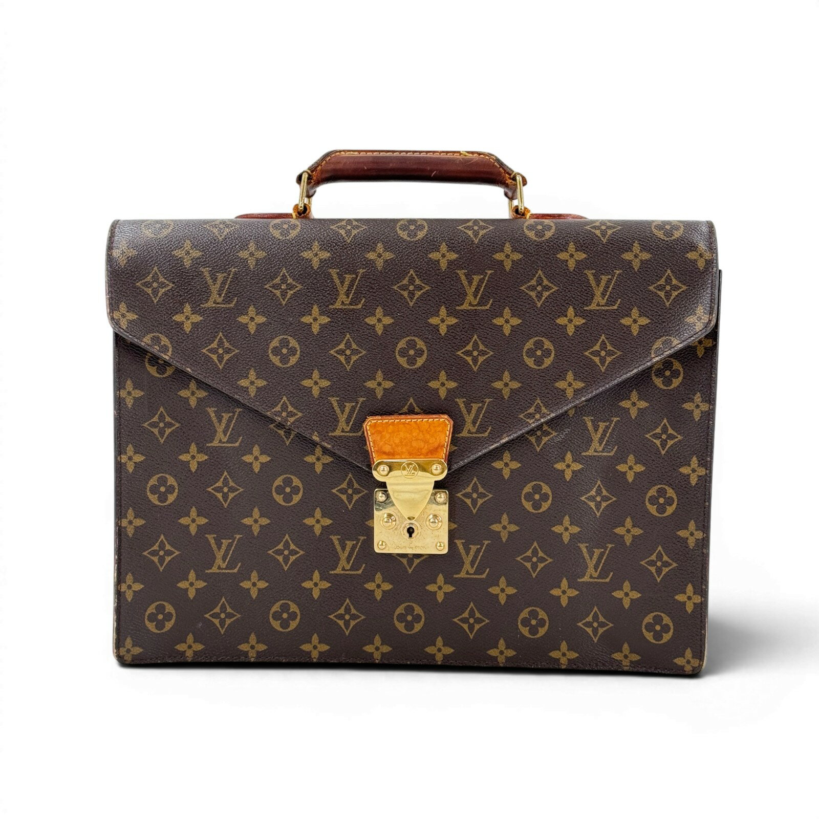 乐天商城 - 【中古】LOUIS VUITTON モノグラム コンセイエ M53331 ビジネスバッグ