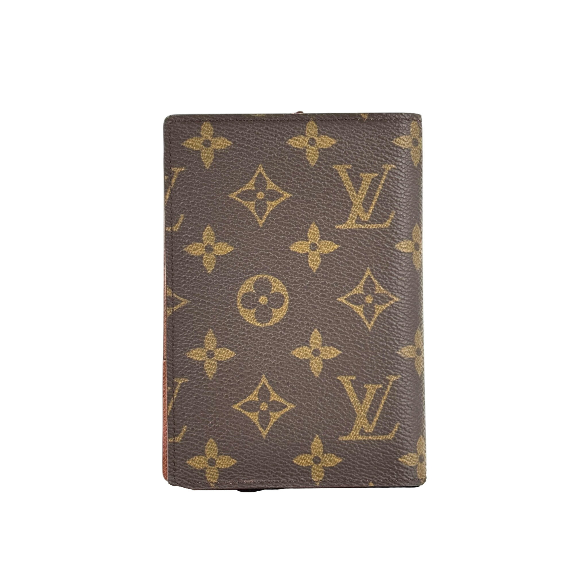 樂天商城 - 【中古】LOUIS VUITTON クーベルチュール モノグラム キャンバス パスポートカバー M60180