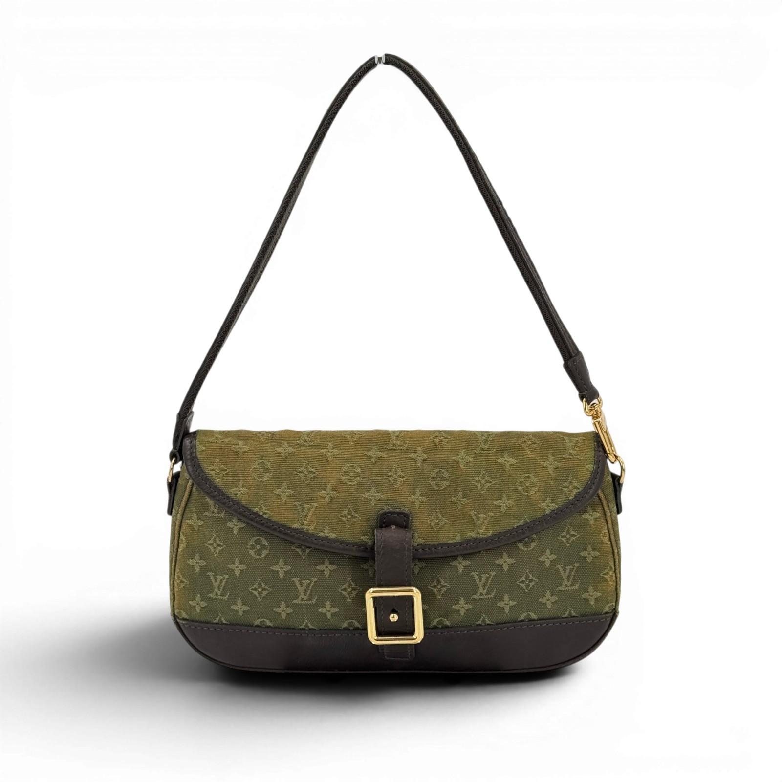 Rakuten - 【中古】LOUIS VUITTON マージョリー モノグラム ミニキャンバス リン カーキ ショルダーバッグ M92693