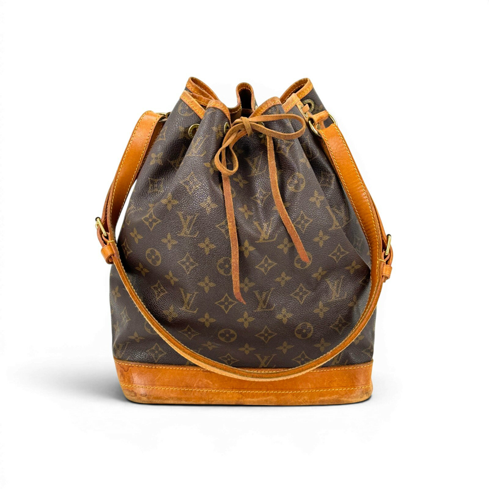 樂天商城 - 【中古】LOUIS VUITTON ノエ GM モノグラム ブラウン 巾着 バケットショルダーバッグ M42224
