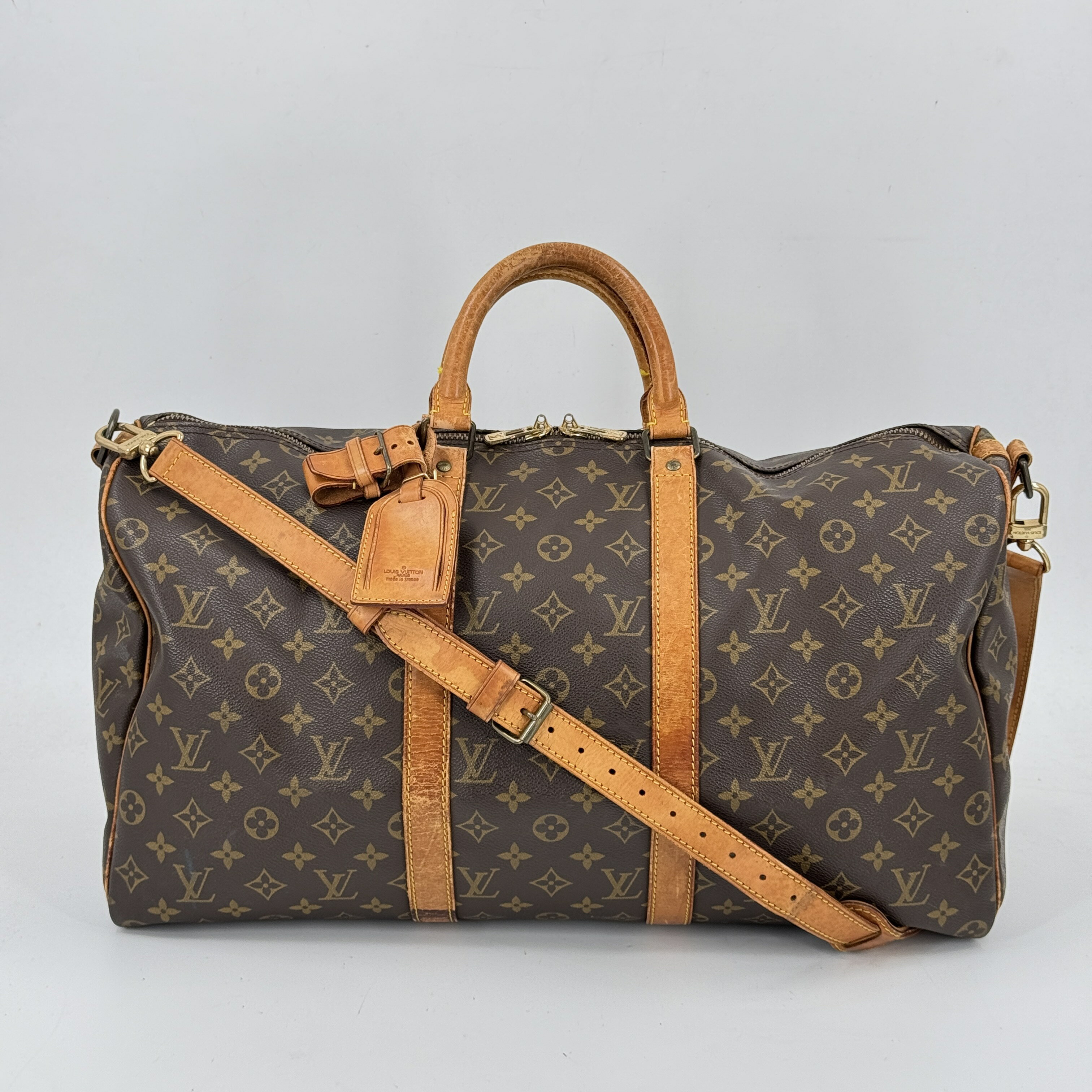 Rakuten - 【中古】LOUIS VUITTON モノグラム キーポル バンドリエール50 M41416 2WAY ボストンバッグ
