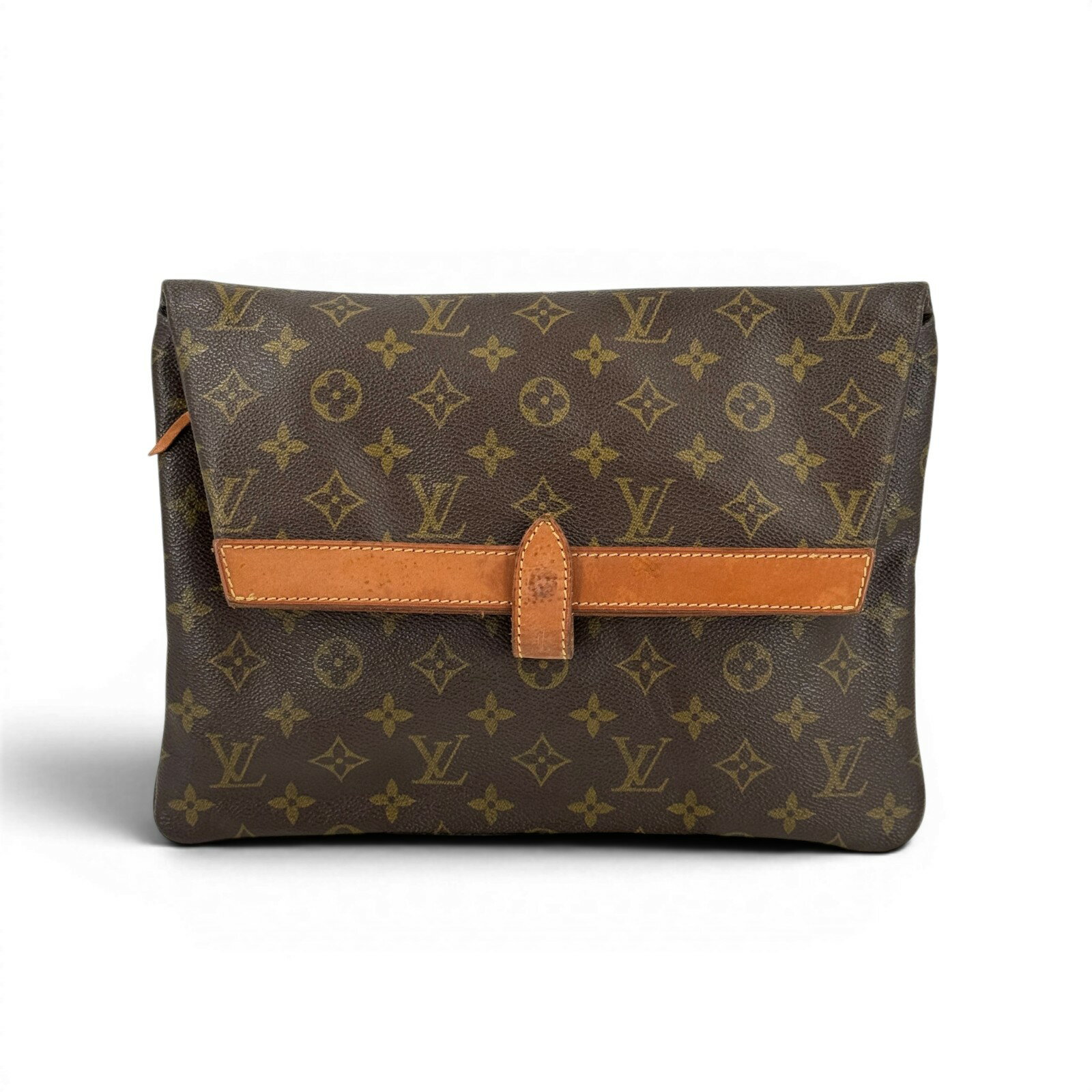 乐天商城 - 【中古】LOUIS VUITTON モノグラム ポシェット・プリアント クラッチバッグ M53322