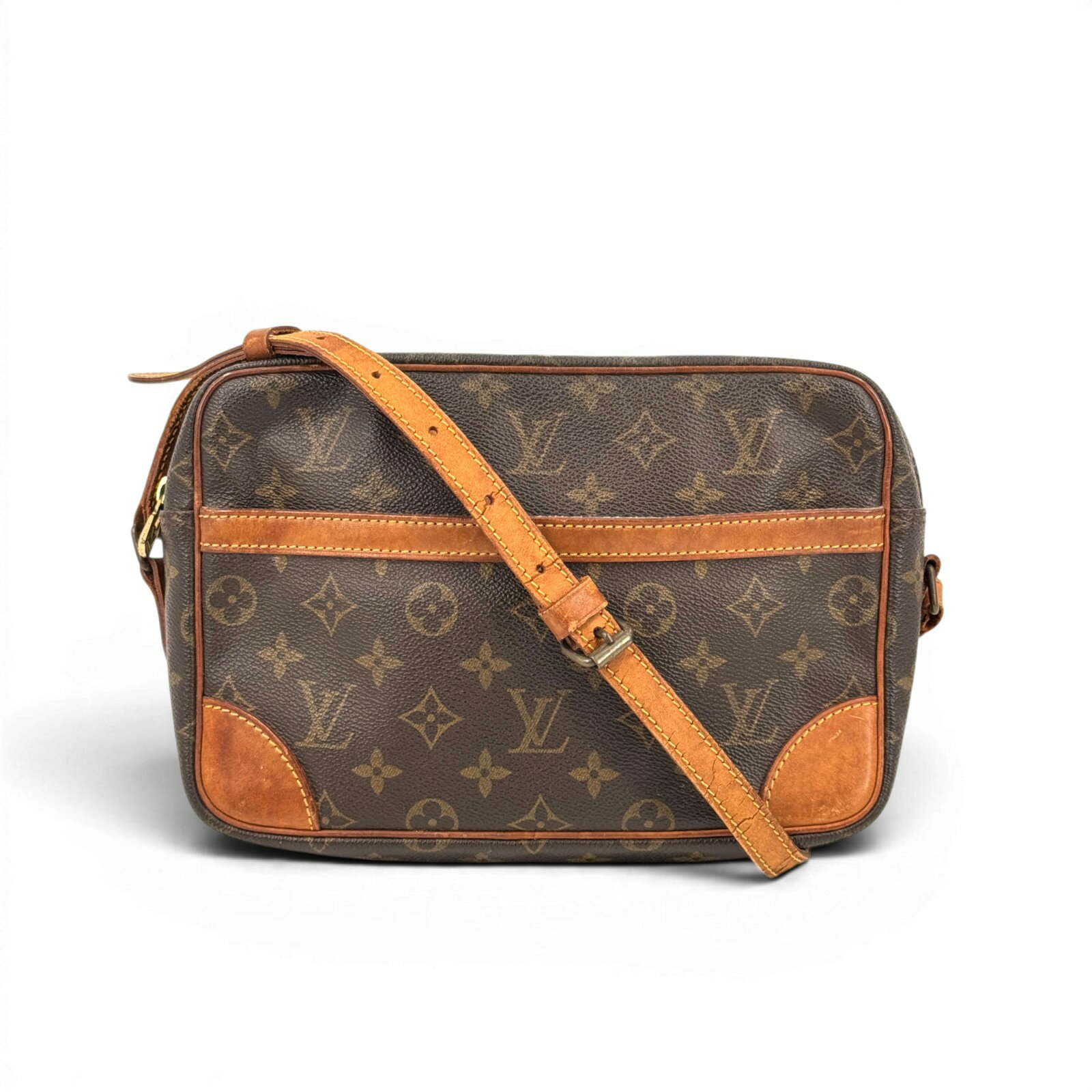 樂天商城 - 【中古】LOUIS VUITTON トロカデロ 27 モノグラム ブラウン 旧型 ショルダーバッグ M51274