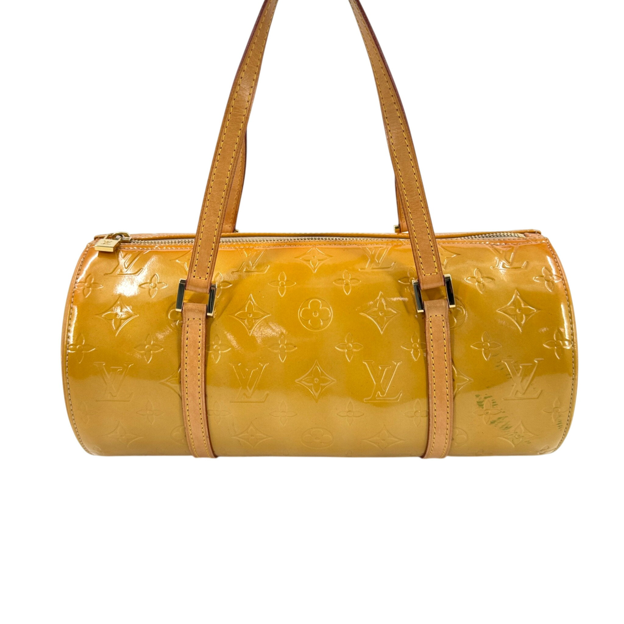 Rakuten - 【中古】LOUIS VUITTON ヴェルニ ベッドフォード バレル ショルダーバッグ イエロー M91006 旧型