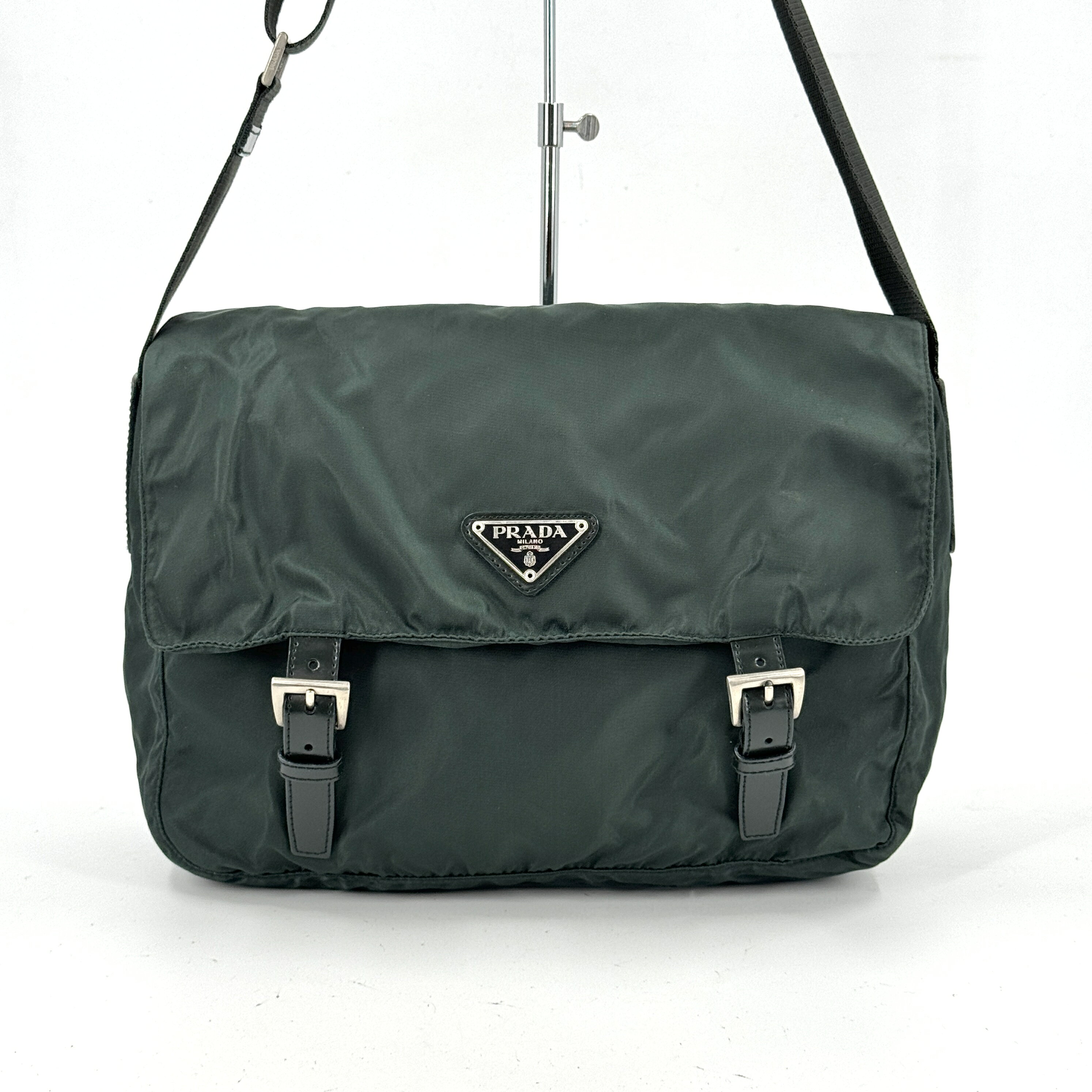 さ*ら様 PRADA ダークグリーン ショルダーバッグ 楽天市場】PRADA ショルダーバッグ（カラーグリーン）（男女兼用バッグ