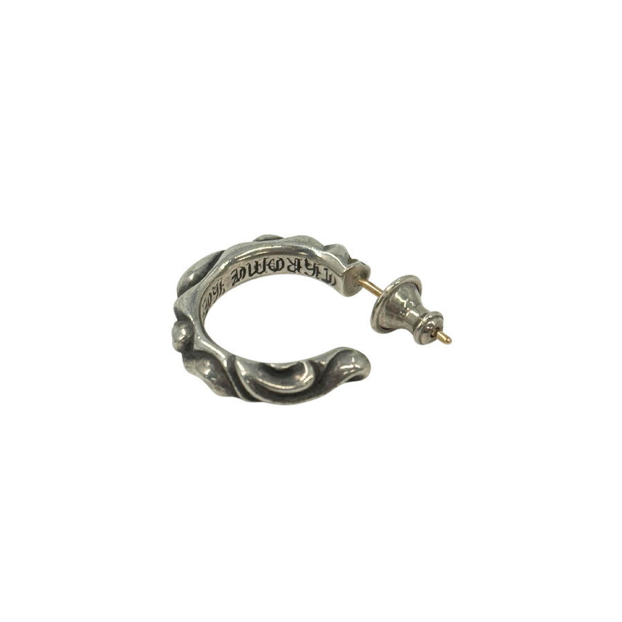 【中古】CHROME HEARTS ピアス HOOP SCROOL