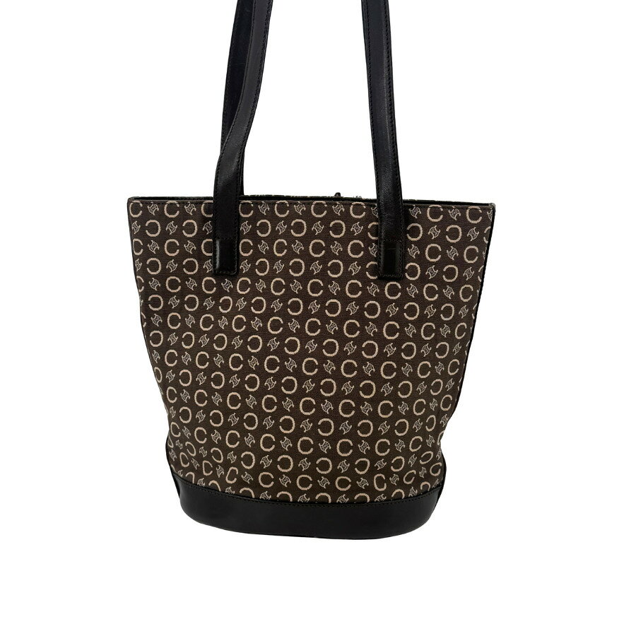 Rakuten - 【中古】CELINE トートバッグ マカダム ブラウン