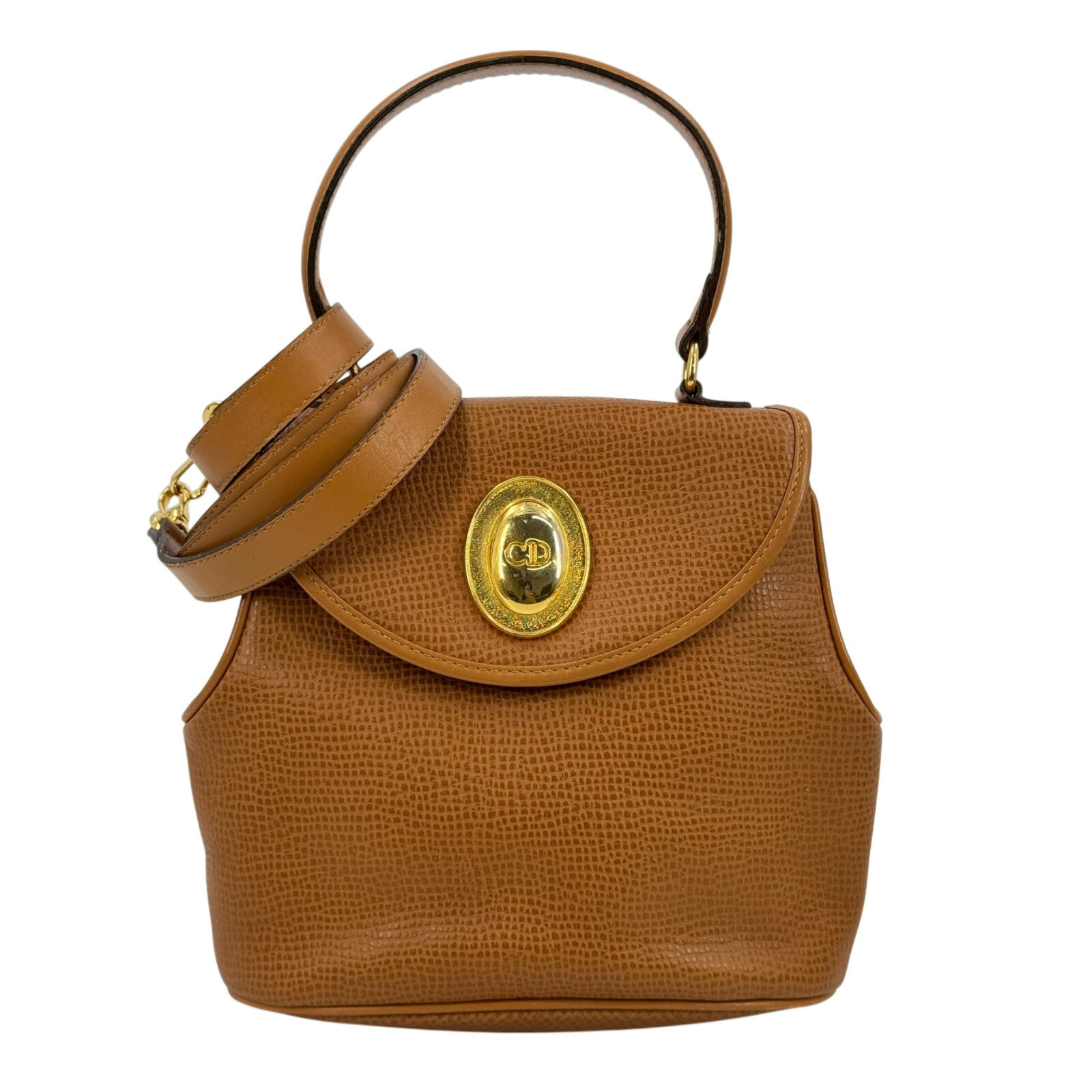 樂天商城 - 【中古】DIOR 2way ハンドバッグ キャラメル