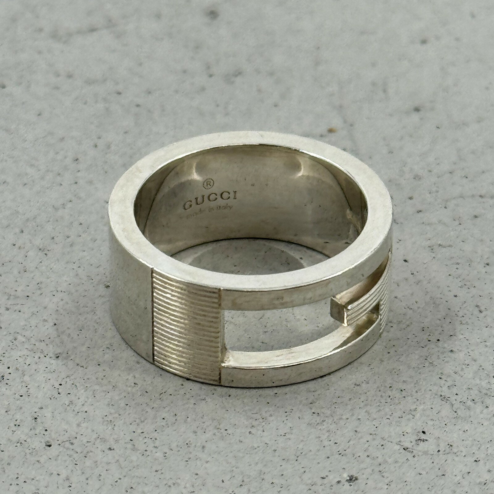 Rakuten - 【中古】GUCCI ブランドGリング SV925