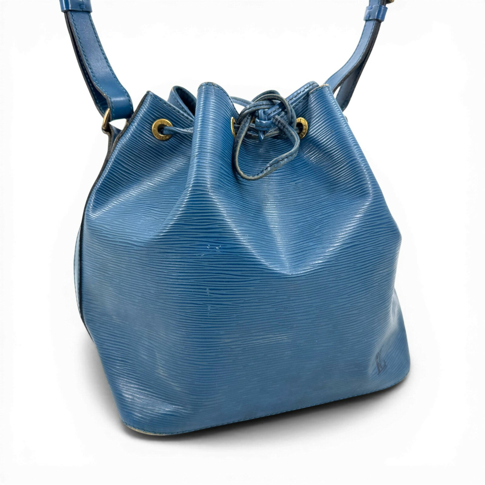Rakuten - 【中古】LOUIS VUITTON エピ ブルー プチノエ M44105 ショルダーバッグ