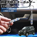 ダイハツ テリオスキッド 静電気除去 キーホルダー 静電気防止 キーチェーン 2段階除去システム 簡単 除電 キーケース カー用品 TiCar
