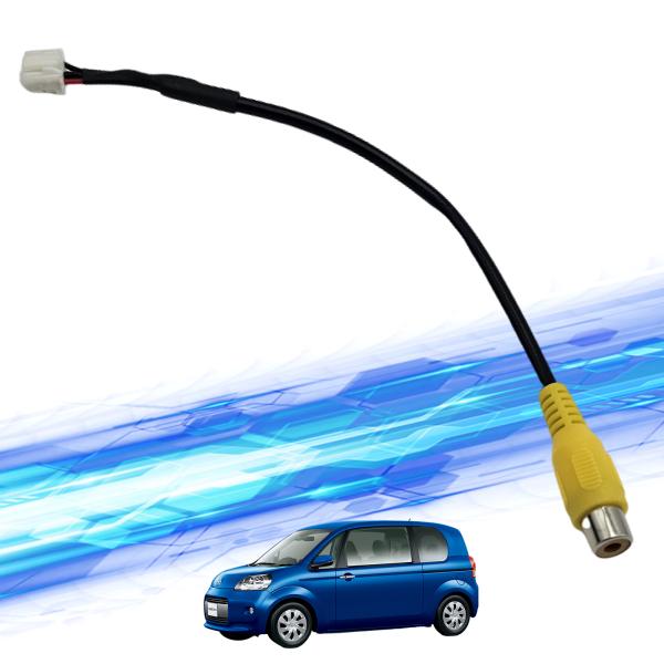 【ポイント10倍 送料無料】ポルテ バックカメラ アルパイン アダプター 変換 RCA 6ピン ハーネス 接続 wecar