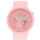 【SWATCH】BIG BOLD バイオセラミック SB03P100 C-PINK ユニセックス
