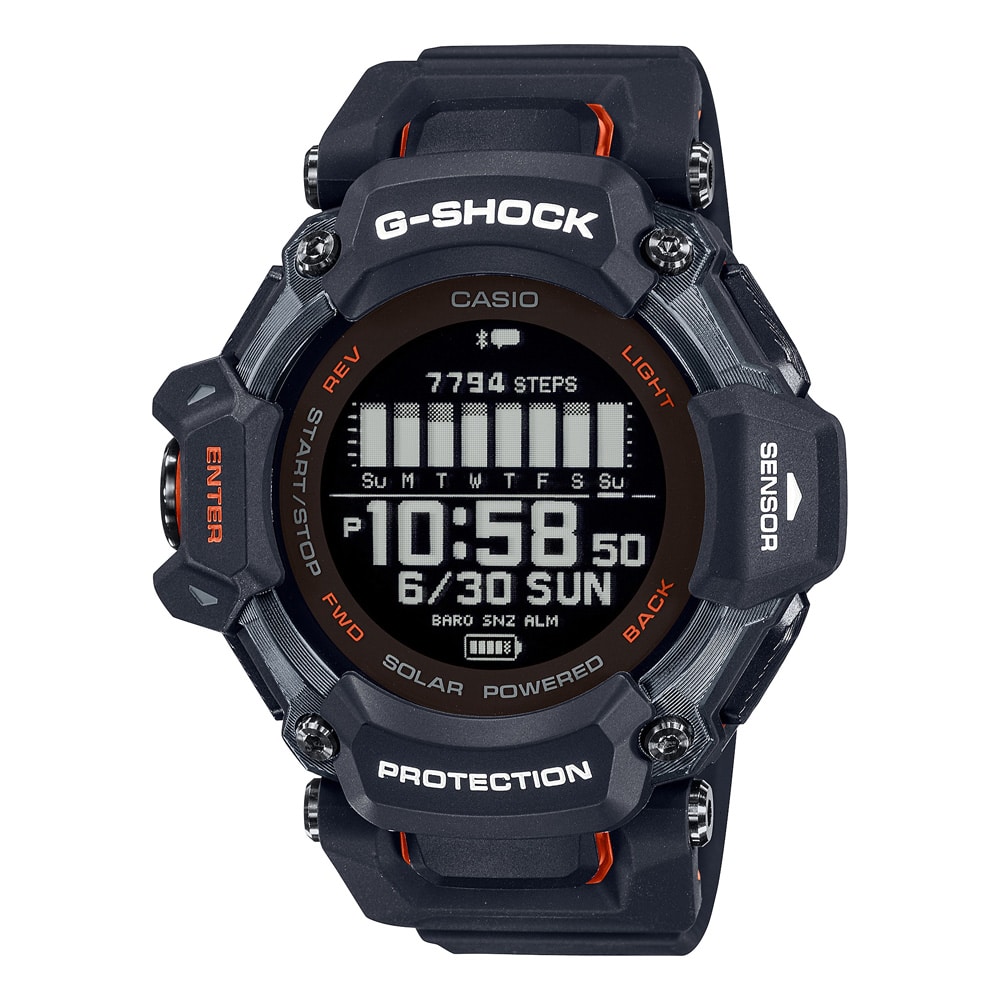 《G-SHOCK》G-SQUAD GBD-H2000-1AJR スマートフォンリンク ソーラー ユニセックス