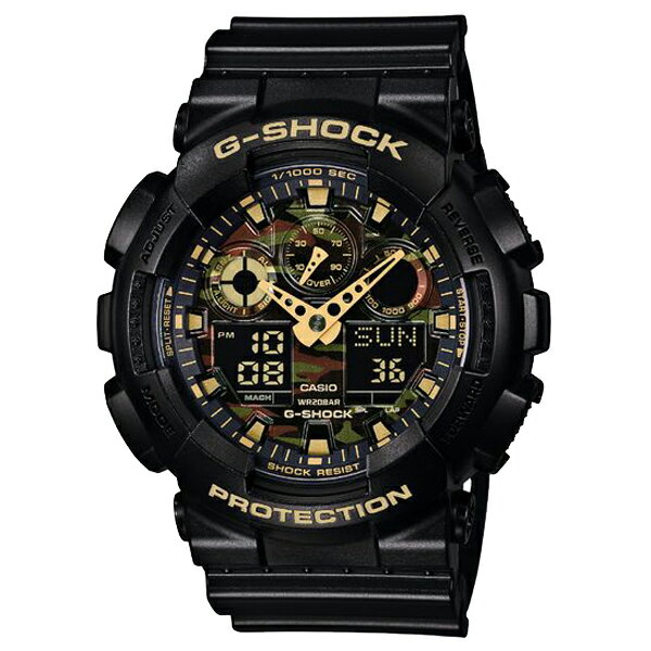 【G-SHOCK】BASIC GA-100CF-1A9JF カモフラージュダイアルシリーズ