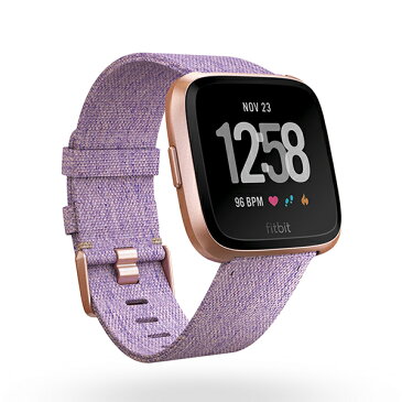 Fitbit フィットビット Versa ヴァーサ フィットネス スマートウォッチ 腕時計 メンズ レディース Lavender Woven FB505RGLV