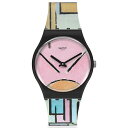 【SWATCH】ジェント GZ350 COMPOSITION IN OVAL WITH COLOR PLANES 1 Swatch×MoMA コラボレーション 専用パッケージ