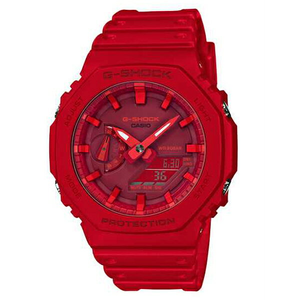乐天商城 - G-SHOCK オクタゴン GA-2100-4AJF カーボンコアガード