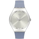 スウォッチ アイロニー 腕時計（レディース） 《SWATCH》スキンアイロニー SYXS134 BLUE MOIRE