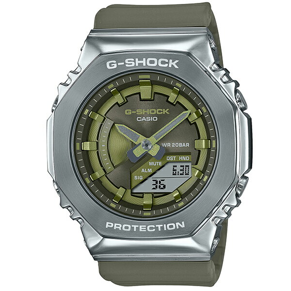 乐天商城 - G-SHOCK オクタゴン GM-S2100-3AJF アナデジ クォーツ メンズ