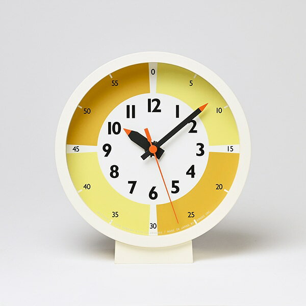 《fun pun clock》YD18-05 YE 置き時計 [2]