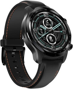 スマートウォッチ TicWatch Pro 3 最新 ティックウォッチ 1GB RAM Wear OS by Google Snapdragon Wear 4100 マイク搭載 電話 着信 通話機能 日本語対応 GPS LINE通知 心拍計 IP68防水 iOS android iphone 対応 メンズ レディース