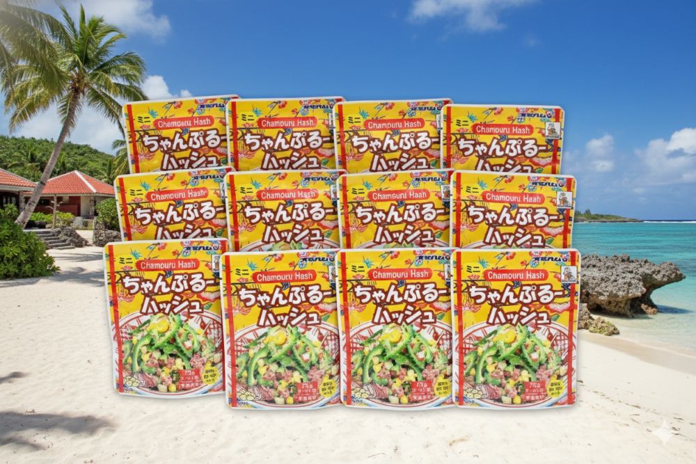 12個入り 1ケース オキハム ミニ ちゃんぷるーハッシュ 70g × 12袋 レトルトパウチ ゴーヤーチャンプル..