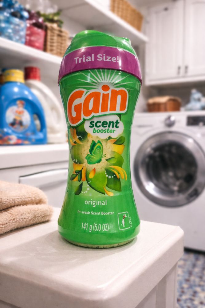 GAIN ゲイン インウォッシュ セントブースター オリジナル 141g / 5.0 oz 衣類用加香剤 衣類の香り付け用ビーズ 衣類用芳香剤 ゲインで最もポピュラーなクリスピーで爽やかな香り♪