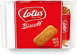 送料300円～商品代金税込9,800円以上は送料無料！ Lotus Biscoff ロータス ビスコフ オリジナル カラメル ビスケット 2P×6 / 93g (12枚入)