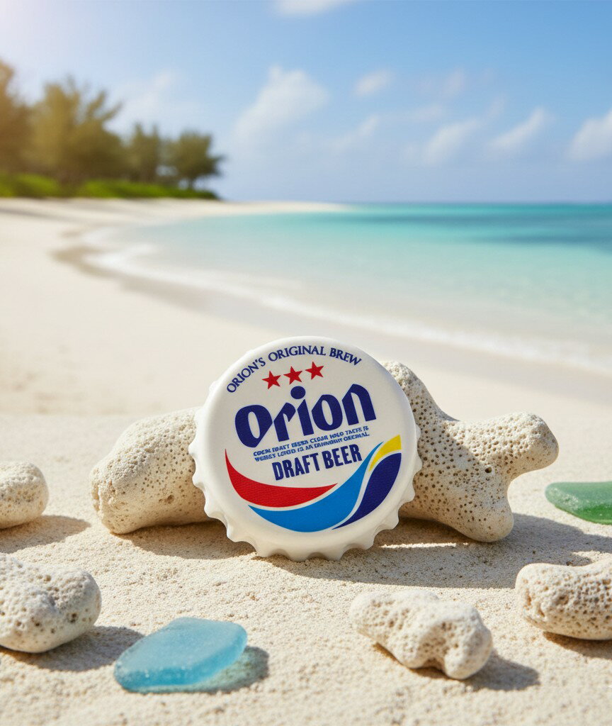沖縄限定 オリオンビール Orion マグネット 栓抜き オープナー 白 ホワイト 沖縄土産 正規品 沖縄お土産 プレゼントにも！【配達日時指定不可】※受注発注の為、ご出荷まで1週間前後お時間を頂きます。