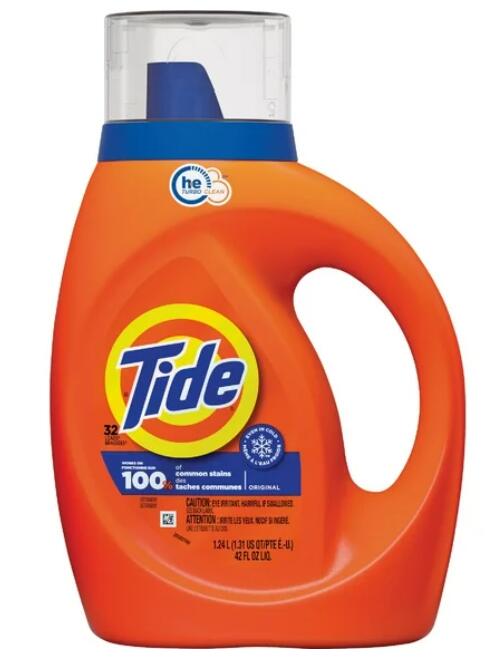 Tide ORIGINAL タイド オリジナル 濃縮 液体洗剤 1.24L / 42 oz アメリカ洗剤 アメリカP&G 商品代金税込9,800円以上のご注文は送料無料になります！