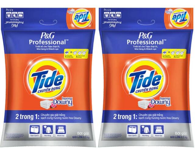 【SALE】2個セット送料無料！ 8.5kg入り大容量メガサイズの柔軟剤入り粉末洗剤2個セットです【 TIDE DO..