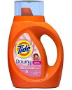 Tide + A Touch of Downy タイド プラス タッチ オブ ダウニー タイドダウニー エイプリルフレッシュ 柔軟剤入り濃縮液体洗剤 1.24L / 42 FL OZ 濃縮タイプ タイド洗剤 ダウニー柔軟剤 P&G アメリカ洗剤 ※9,800円以上送料無料!