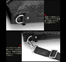 TIDING潮牛ビジネスバッグ本革メンズブリーフケースエンボスメッシュ型13PCA4黒2WAY撥水バッファローレザー水牛革手提げバッグパソコンバッグブラック通勤書類カバン鞄バッグ男性用