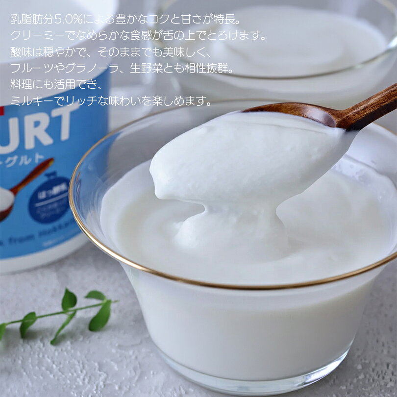 牧家 ヨーグルト プレーン 500g 濃厚 生乳 とろける なめらか 高級 デザート ミルク 贅沢 朝食 ギフト 発酵乳 お取り寄せ 北海道 Bocca tidoriya-10011882 souvenirshop ちどりや サンプル画像2