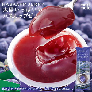 morimoto 太陽いっぱいのハスカップゼリー【3個入】北海道 お土産 ハスカップ 果実 ほのかな酸味 ギフト プレゼント お取り寄せ