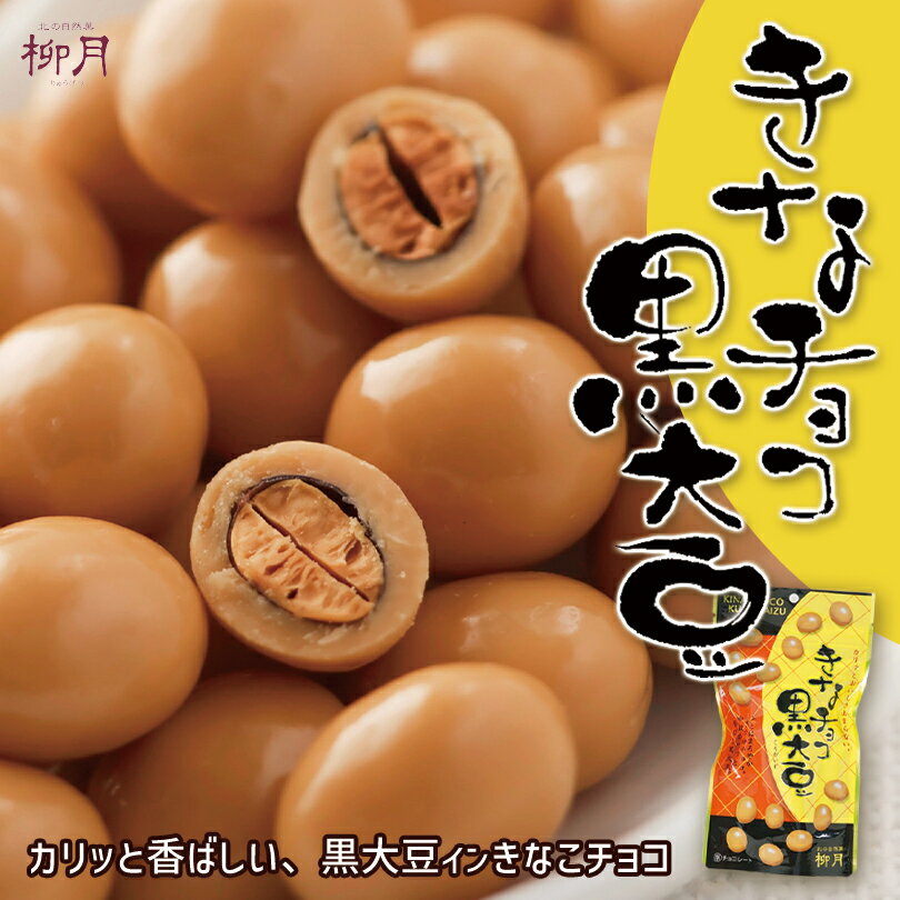 きなチョコ黒大豆【70g×1個】柳月 北海道 お土産 きな粉 チョコ 和菓子 洋菓子 スイーツ ギフト プレゼント お取り寄…