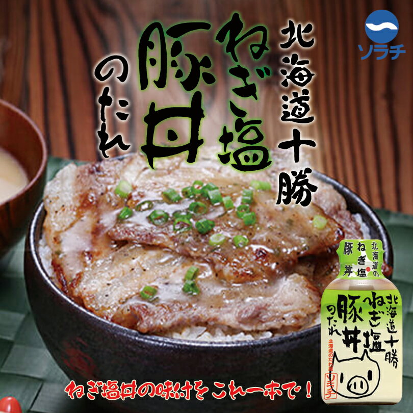 ソラチ 北海道 十勝ねぎ塩豚丼のたれ【190g】北海道 お土