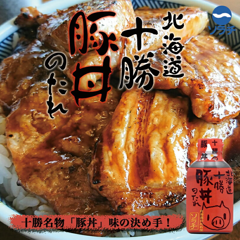 ソラチ 北海道 十勝豚丼のたれ【220g×3個】北海道 お土