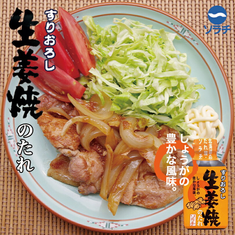 ソラチ すりおろし生姜焼きのたれ【200g×10個】北海道 お土産 豚 肉 ロース バラ みじん切り ご飯のお供 ギフト プレゼント お取り寄せ 送料無料