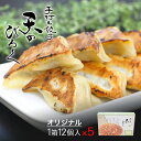 天のびろく 手打ち餃子 オリジナル【12個入×5箱】【冷凍】北海道 お土産 ぎょうざ ご飯のお供 おかず 名物 ギフト プレゼント お取り寄せ 送料無料