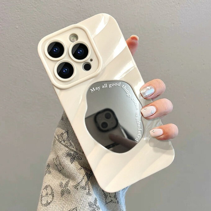 プレゼント付き スマホケース 韓国 iphone15 iphone15pro iphone14 ケース 韓国 クリア なみなみ iphone14pro iphone14promax 14 iphone13 13 iphone12 12 12pro iphone11 ケース 11 pro promax xs xr xsmax plus iphone ケース 韓国 かわいい ミラー付 鏡付 ソフト ケースのサムネイル