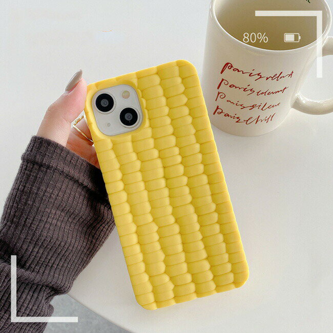 スマホケース iphone iphoneケース iphone14 iphone14pro iphone14promax iphone13 iphone12 12pro mini iphone11 plus ケース se 第二世代 第三世代 11 pro max promax iphone xs max xr xsmax 8 7 plus 韓国 コーン トウモロコシ ソフト おもしろ ケース アイフォンのサムネイル