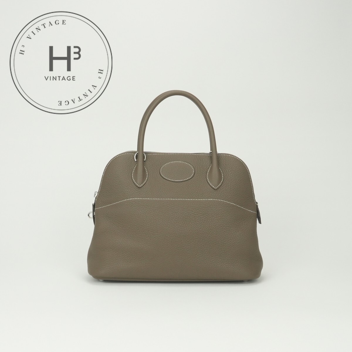 HERMES 31 - エルメス HERMES ボリード31 ボリード 31 バッグ トートバッグ トリヨンクレマンス エトゥープ Etoupe グレー Gray シルバー金具 ハンドバッグ