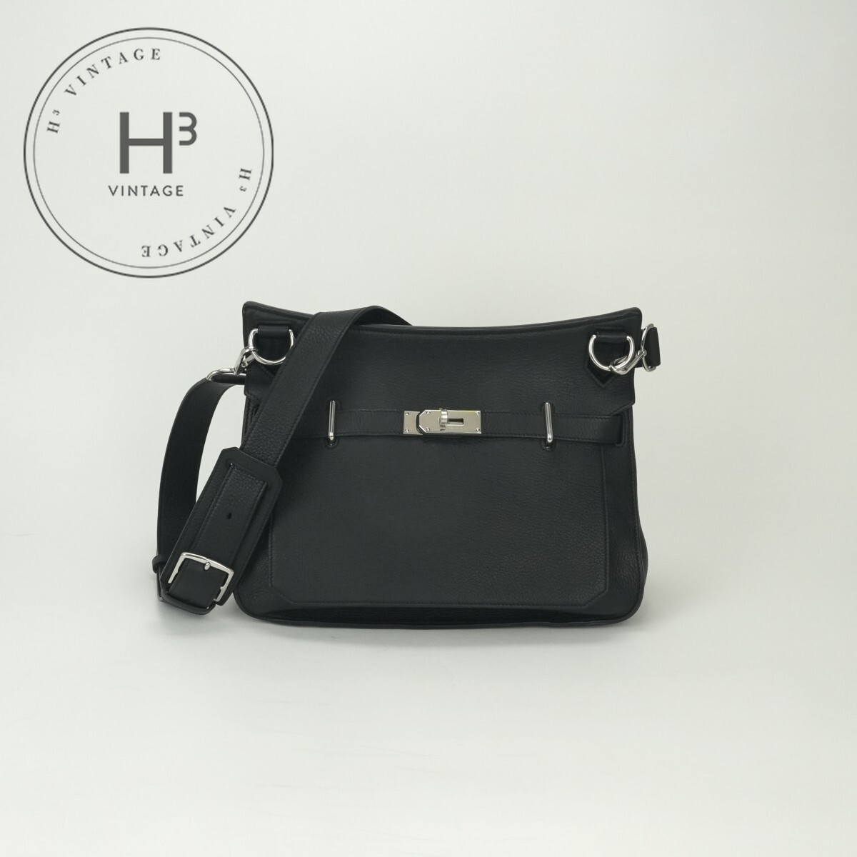 Rakuten - エルメス HERMES ジプシエール34 ジプシエール 34 バッグ ショルダーバッグ トリヨンクレマンス ノワール Noir ブルーインディゴ Blue Indigo ブラック Black ネイビー Navy 黒 紺 シルバー金具