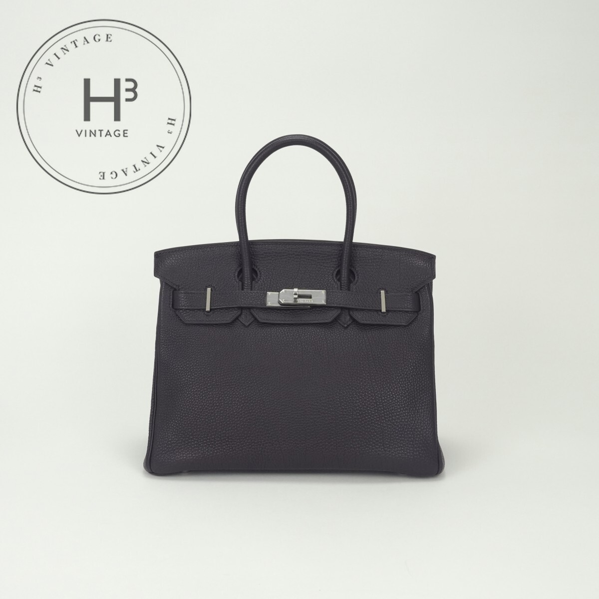 Rakuten - エルメス HERMES バーキン30 バーキン 30 バッグ トートバッグ トゴ レザン Raisin パープル Purple 紫 シルバー金具 ハンドバッグ