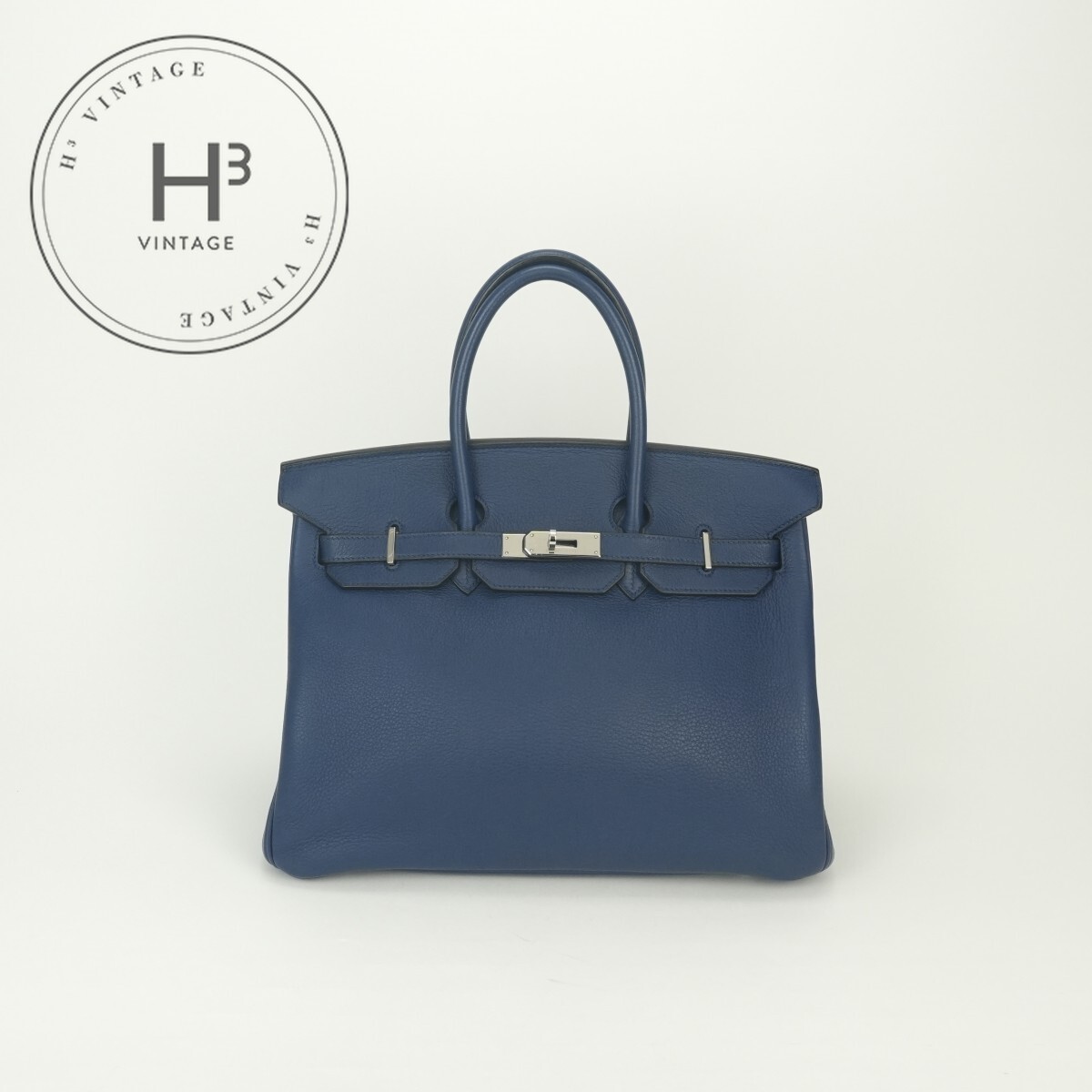 Rakuten - エルメス HERMES バーキン35 バーキン 35 バッグ トートバッグ トリヨンクレマンス ブルー Blue 青 シルバー金具 ハンドバッグ
