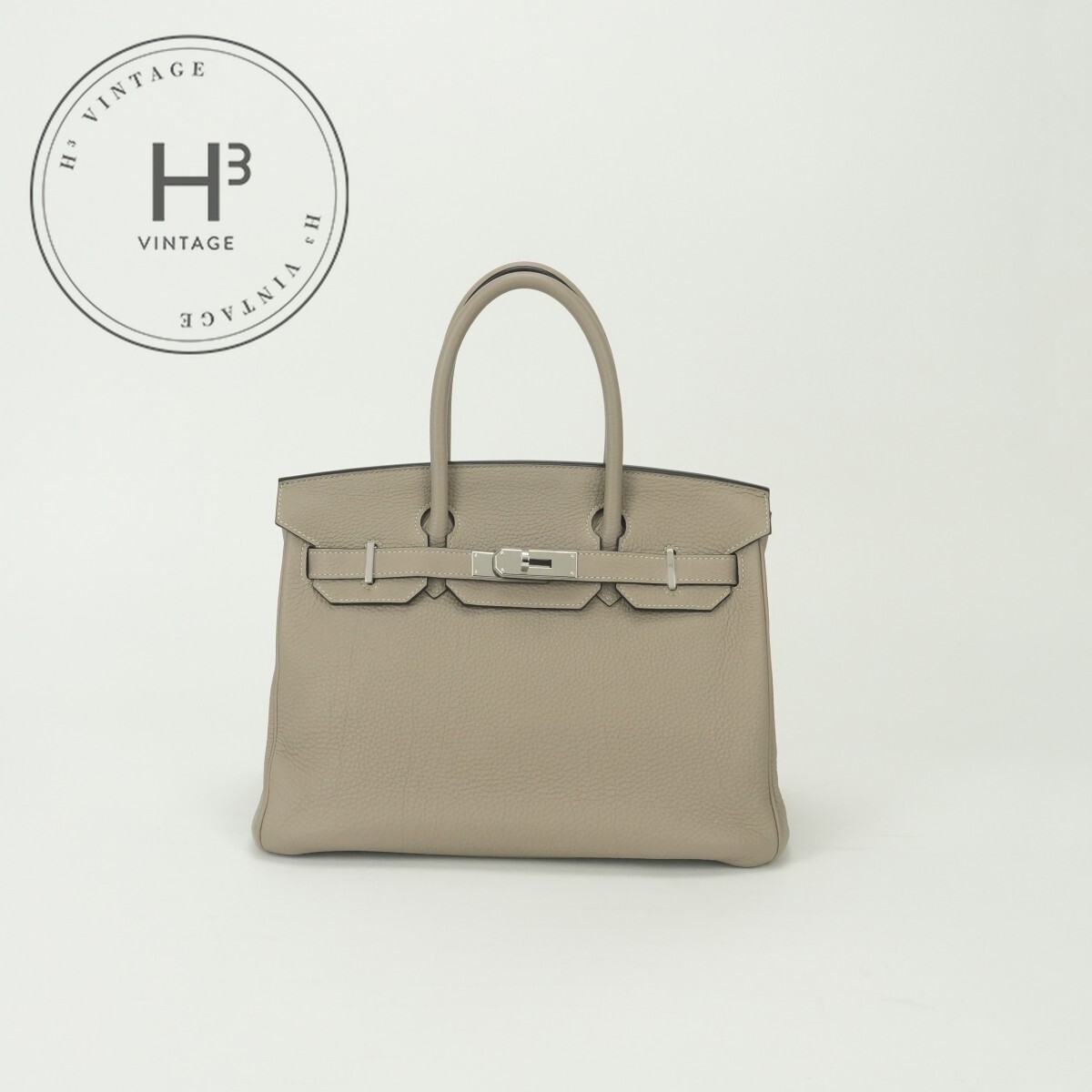 エルメス HERMES バーキン30 バーキン 30 バッグ トートバッグ トゴ トゥルティエールグレー Gristourterelle グレー Gray シルバー金具 ハンドバッグ