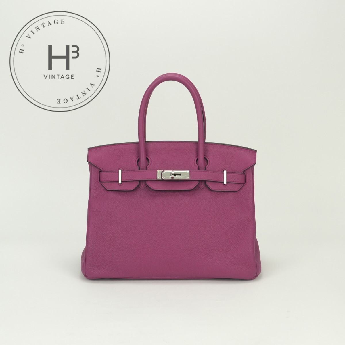Rakuten - エルメス HERMES バーキン30 バーキン 30 バッグ トートバッグ トゴ ローズパープル Rosepurple パープル Purple 紫 シルバー金具 ハンドバッグ